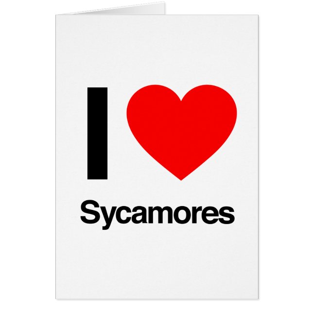 me encantan los sycamores (Frente)