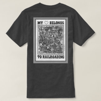 Me encantan los trenes camiseta