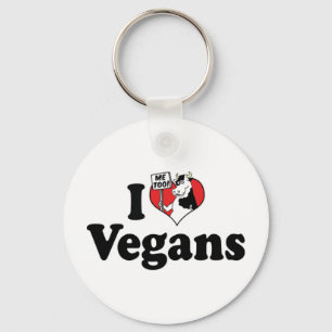 Me Encantan Los Veganos Llavero