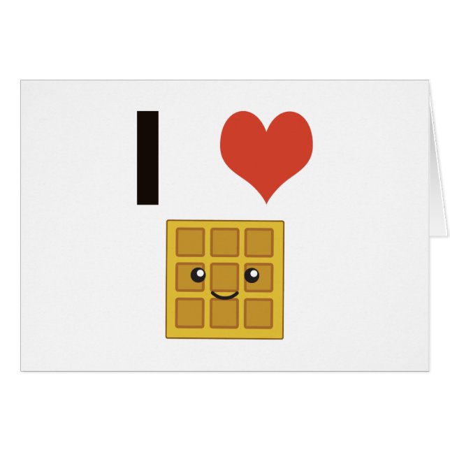 Me encantan los Waffles (Anverso (Horizontal))