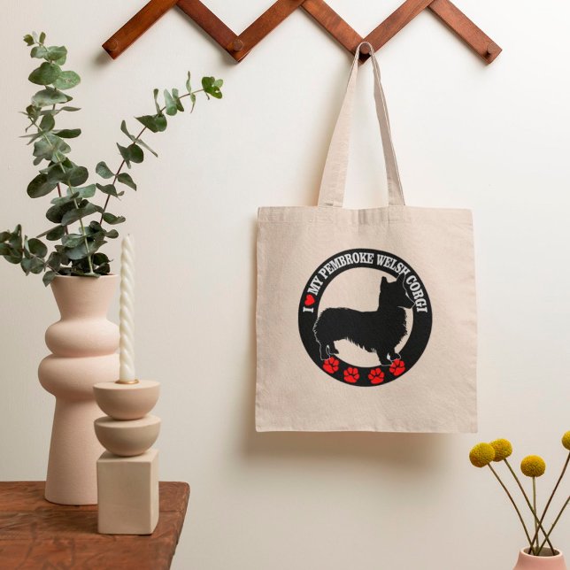 Me Encanto Mi Bolsa De Pembroke Welsh Corgi Tote (Subido por el creador)