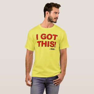 Me Encargo, Dios Está en Control Camiseta Cristian