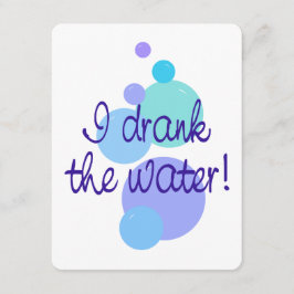 Me encogí de la Invitación del embarazo en el agua