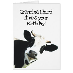 Me enteré de que era tu abuela Holstein Vaca