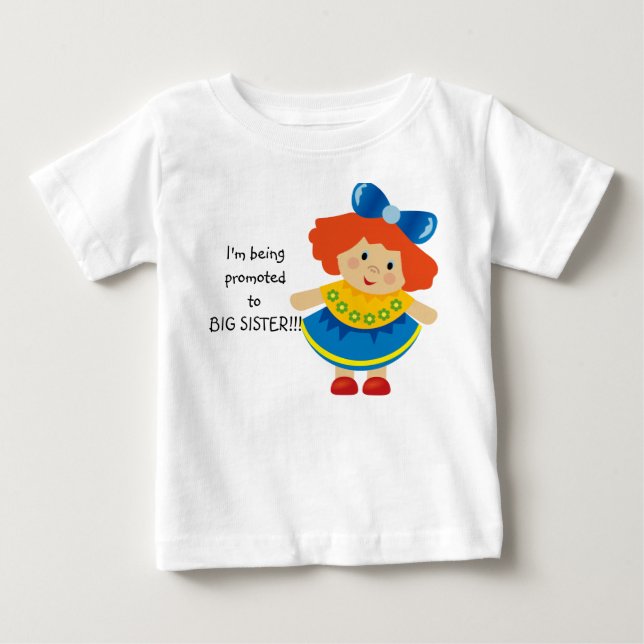 Me están ascendiendo a camiseta de bebé de hermana (Anverso)