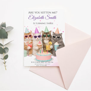 ¿Me estás tomando el pelo? Invitación de cumpleaño