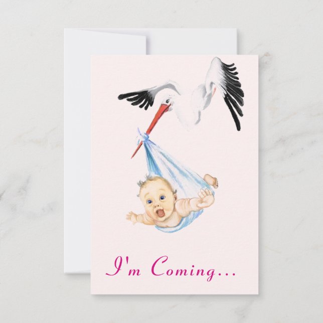 Me estoy volviendo divertida invitación a Baby Sho (Reverso)