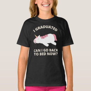 Me gradué, puedo volver a la cama ahora camiseta
