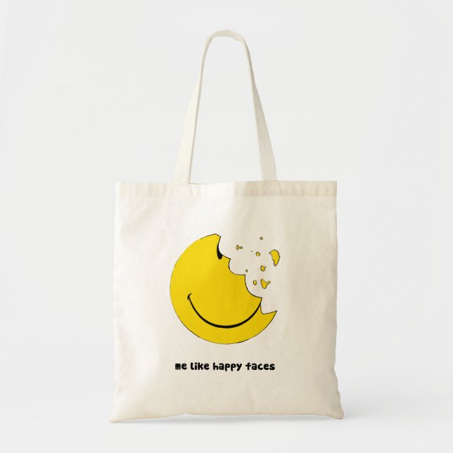 me gusta bolsa de caras felices (Frente)