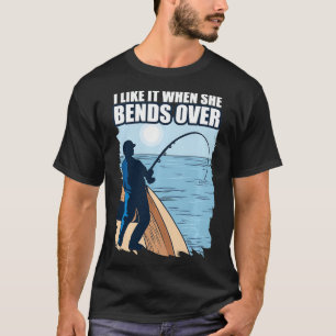Me gusta cuando se dobla por la camisa de pesca di