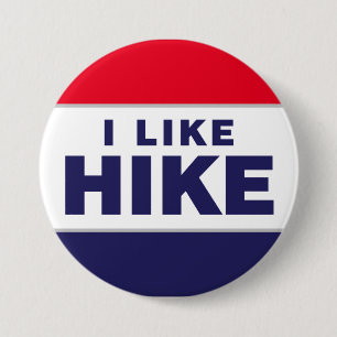 ME GUSTA EL Botón HIKE, Standard, botón de 3 pulga