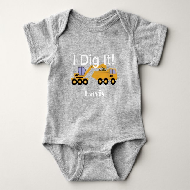 Me Gusta el Diseño - Bodysuit de Jersey para Bebé (Anverso)