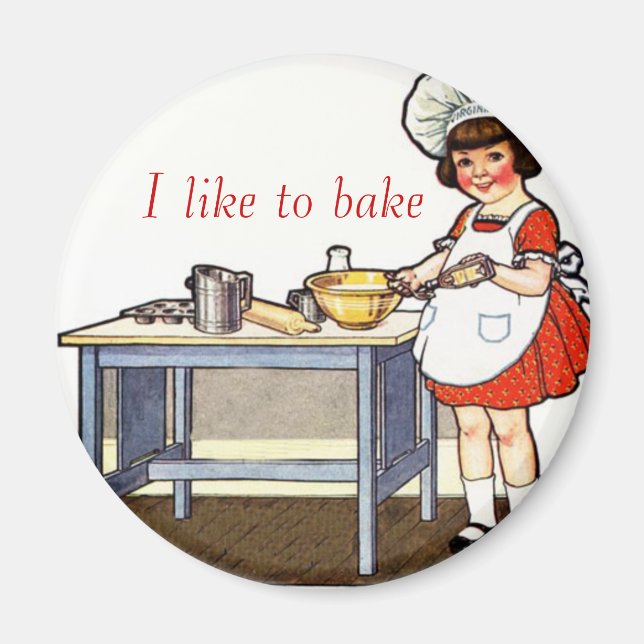 Me gusta el imán de Bake (Frente)