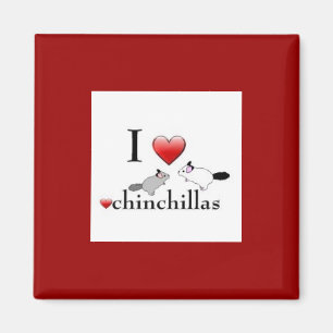 Me gusta el imán de chinchillas