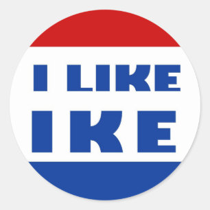 Me Gusta Ike Pegatina