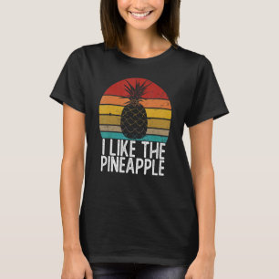 Me Gusta La Camiseta De Piñas Retro Vintage 80s 70