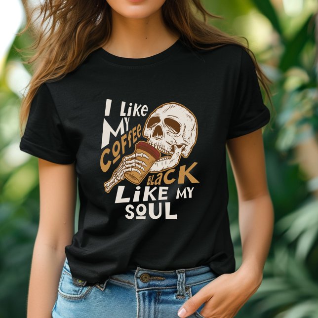 Me Gusta Mi Café Negro Como Mi Camiseta Soul (Subido por el creador)