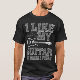 ME GUSTA MI GUITARRA Y QUIZÁS 3 PERSONAS Camiseta