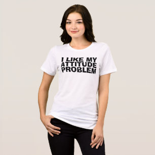 ME GUSTA MI PROBLEMA DE ACTITUD, camisetas diverti