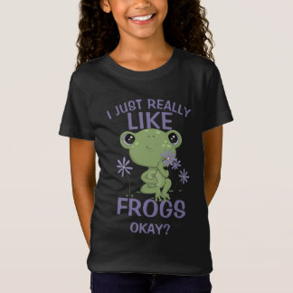 Me Gusta Realmente Las Ranas Camisetas Ok