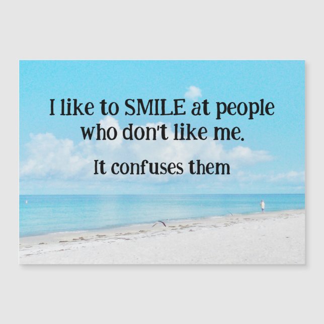 Me gusta sonreír (Anverso)