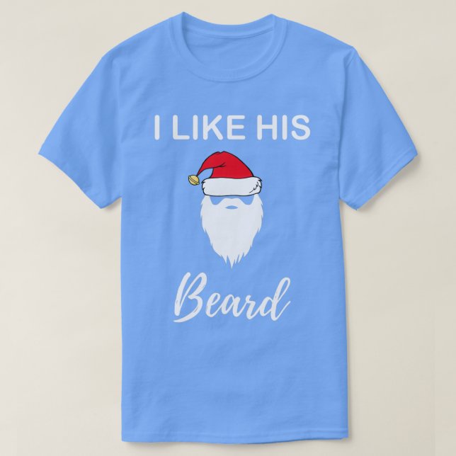 Me Gusta Su Camisa De Barba Para Las Parejas De Na (Diseño del anverso)