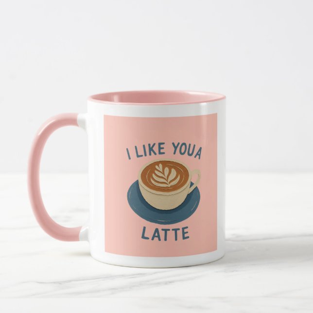 Me gusta taza de latte (Izquierda)