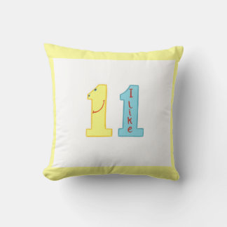 Me gustan las almohadas numero de cumpleaños 11