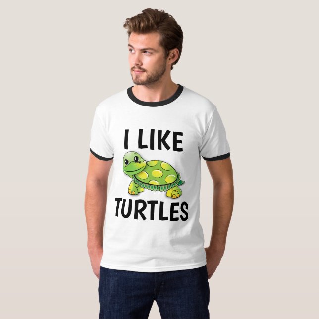 ME GUSTAN LAS camisetas DE TORTLES (Anverso completo)