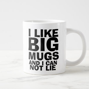 Me gustan las tazas grandes divertidas taza de caf