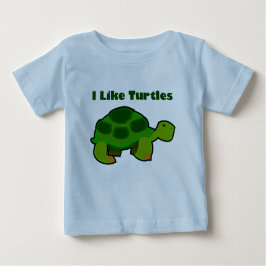 Me Gustan Las Tortugas - Camiseta De Bebé De Jerse