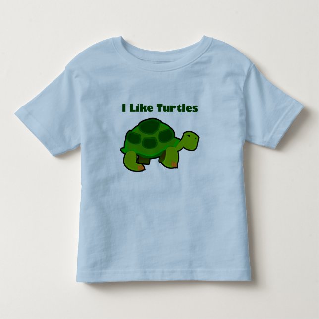 Me Gustan Las Tortugas - Pequeña Camiseta De Bella (Anverso)