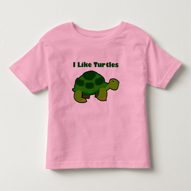 Me Gustan Las Tortugas - Pequeña Camiseta De Bella (Anverso)