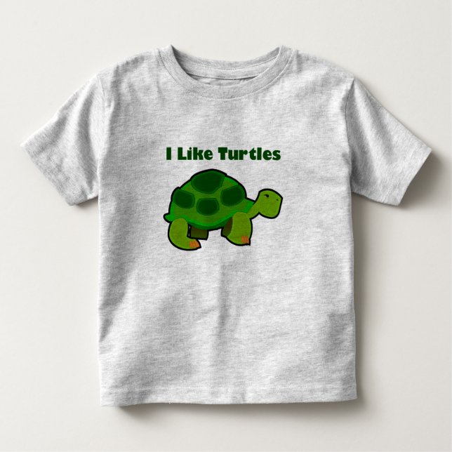 Me Gustan Las Tortugas - Pequeña Camiseta De Bella (Anverso)