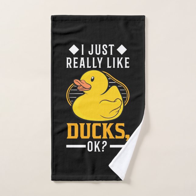 Me Gustan Los Patos. (Toalla de mano)