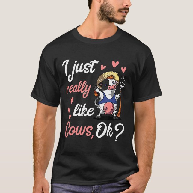Me Gustan Mucho Las Camisetas De Vaca De Cowsok (Anverso)
