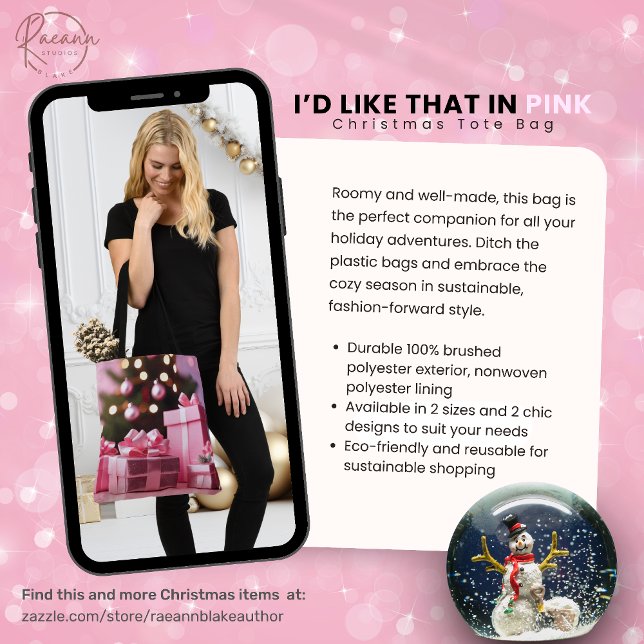 Me gustaría eso en la bolsa de Navidades rosados (Subido por el creador)