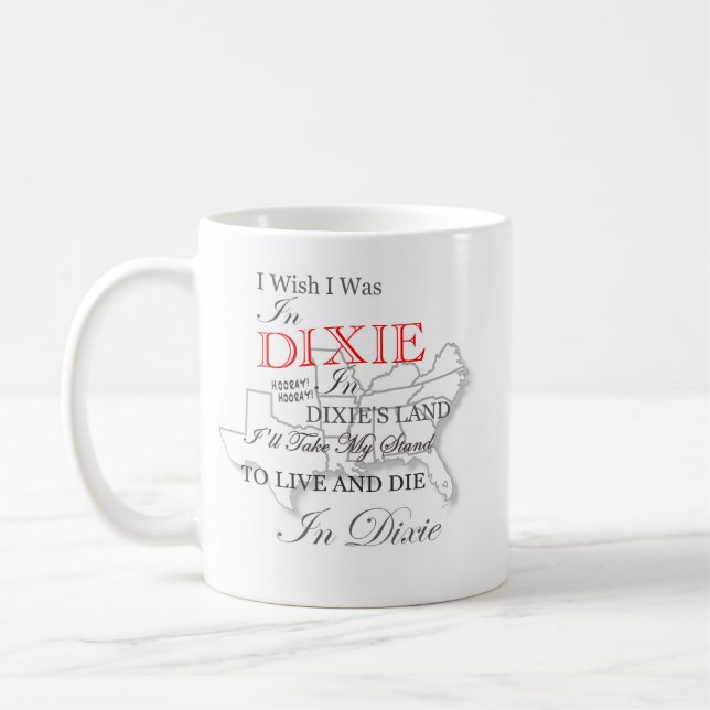 Me Gustaría Estar En La Copa De Café Dixie Mug 11  (Izquierda)