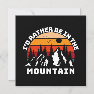 Me gustaría estar en las montañas