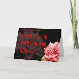 Me Gustaría Plegar alguna tarjeta Woo con usted