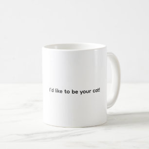 Me gustaría ser tu gato, taza de café