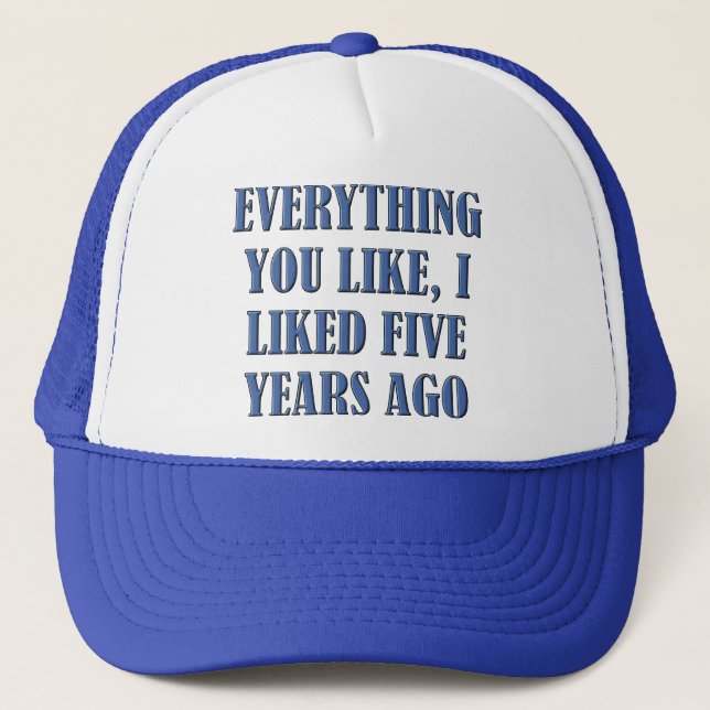 Me Gustó Primero Gorra Divertida Con Gorro (Anverso)