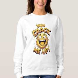 ¡Me Haces Reír! Sudadera Divertida con Huevo y Jue