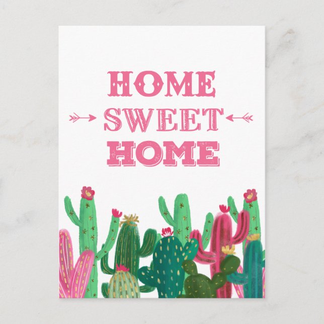 Me he mudado a casa, dulce postal de casa (Anverso)