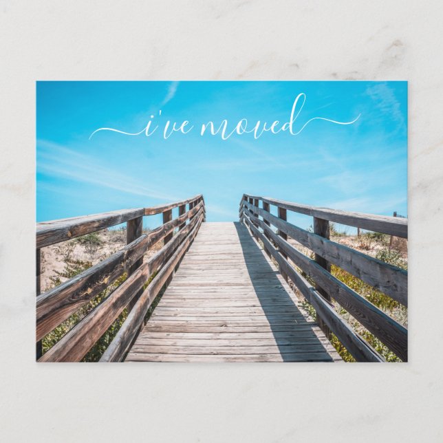 Me he mudado Anuncio de nueva dirección Playa Océa (Anverso)