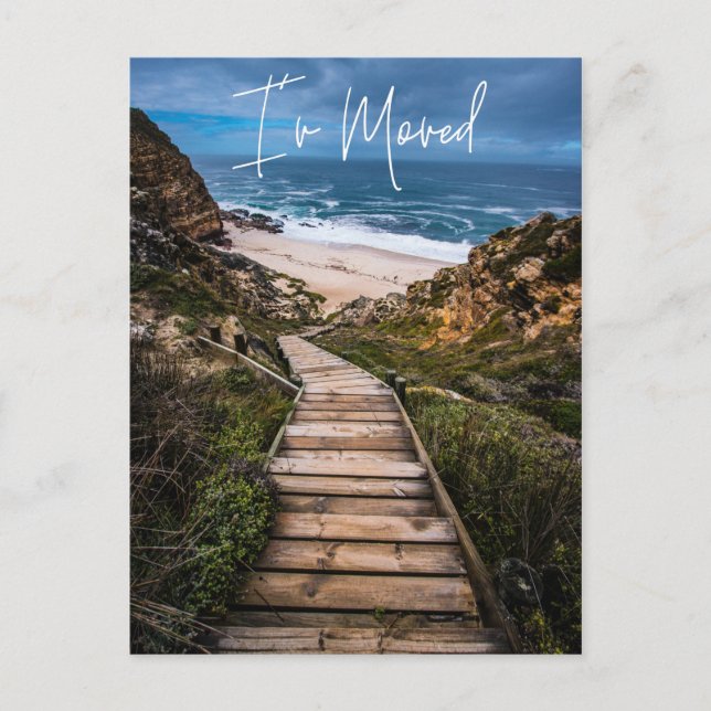 Me he mudado Anuncio de nueva dirección Playa Océa (Anverso)