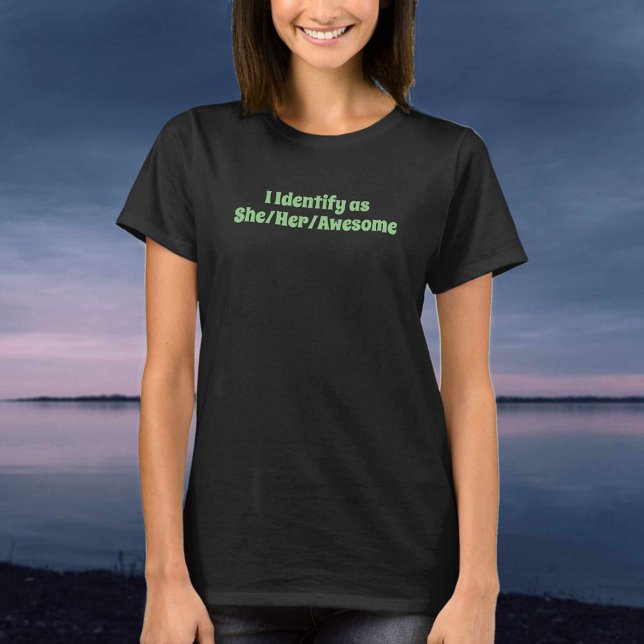 Me Identifico Como... Camiseta (Subido por el creador)
