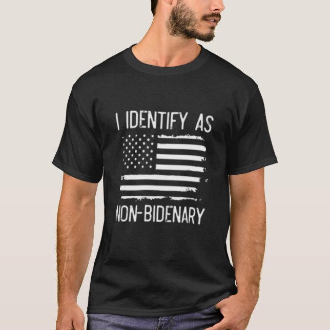 Me identifico como no bidentista, camiseta antibid (Anverso)