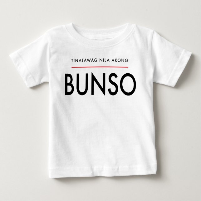 "Me Llaman Bunso" Camiseta De Corta Manga (Anverso)