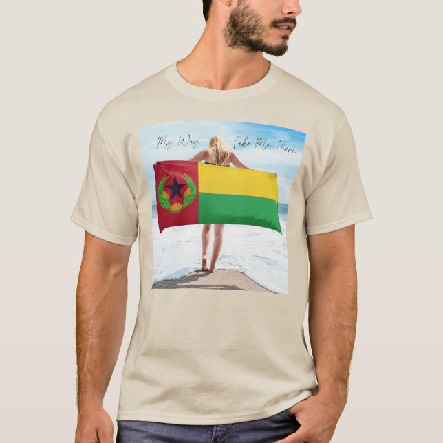 Me Llevo Ahí, Cabo Verde Vieja Camiseta De Bandera (Anverso)